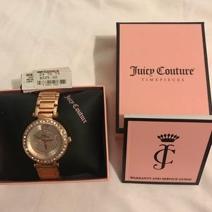 NWT juicy couture rose gold watch